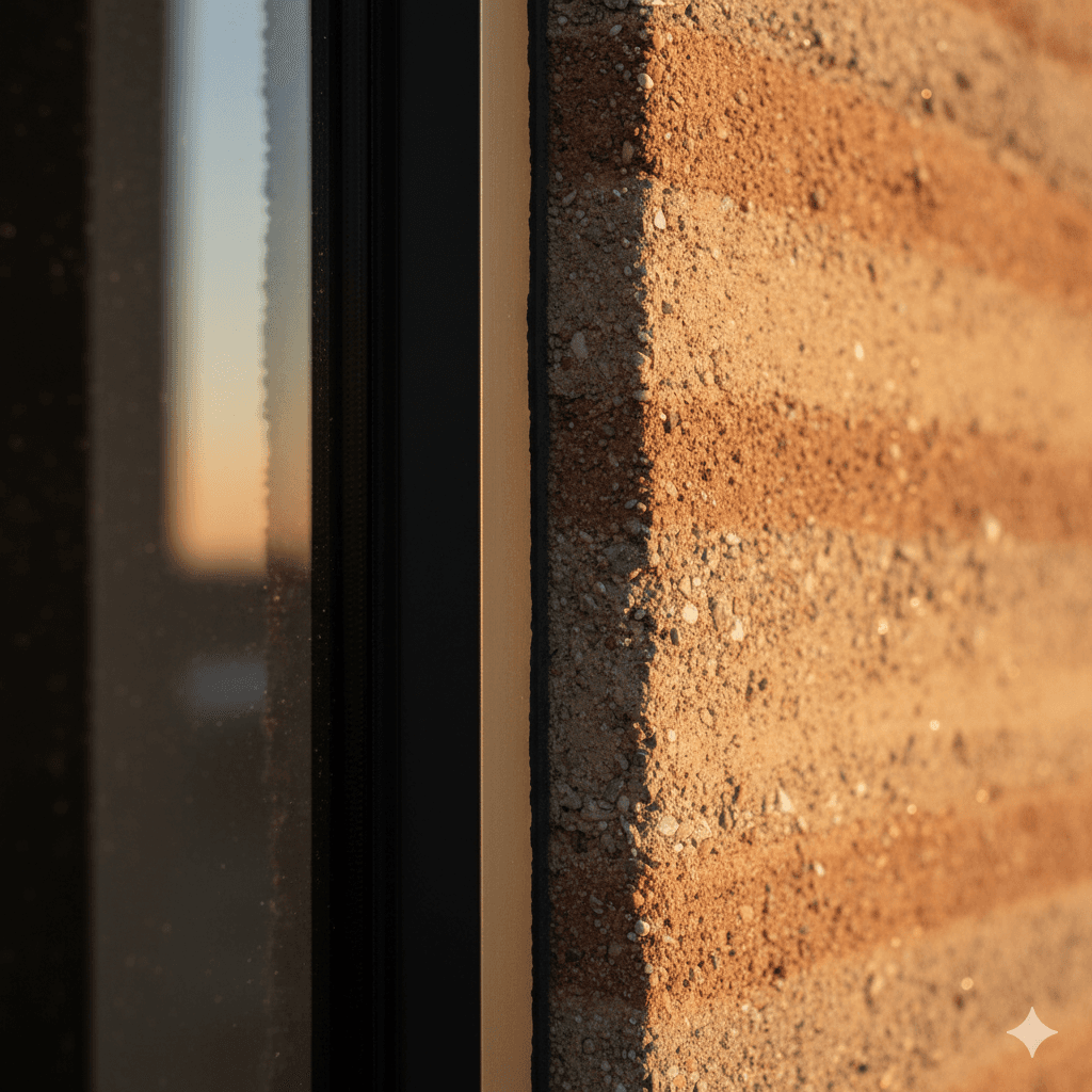 Earth and steel detail